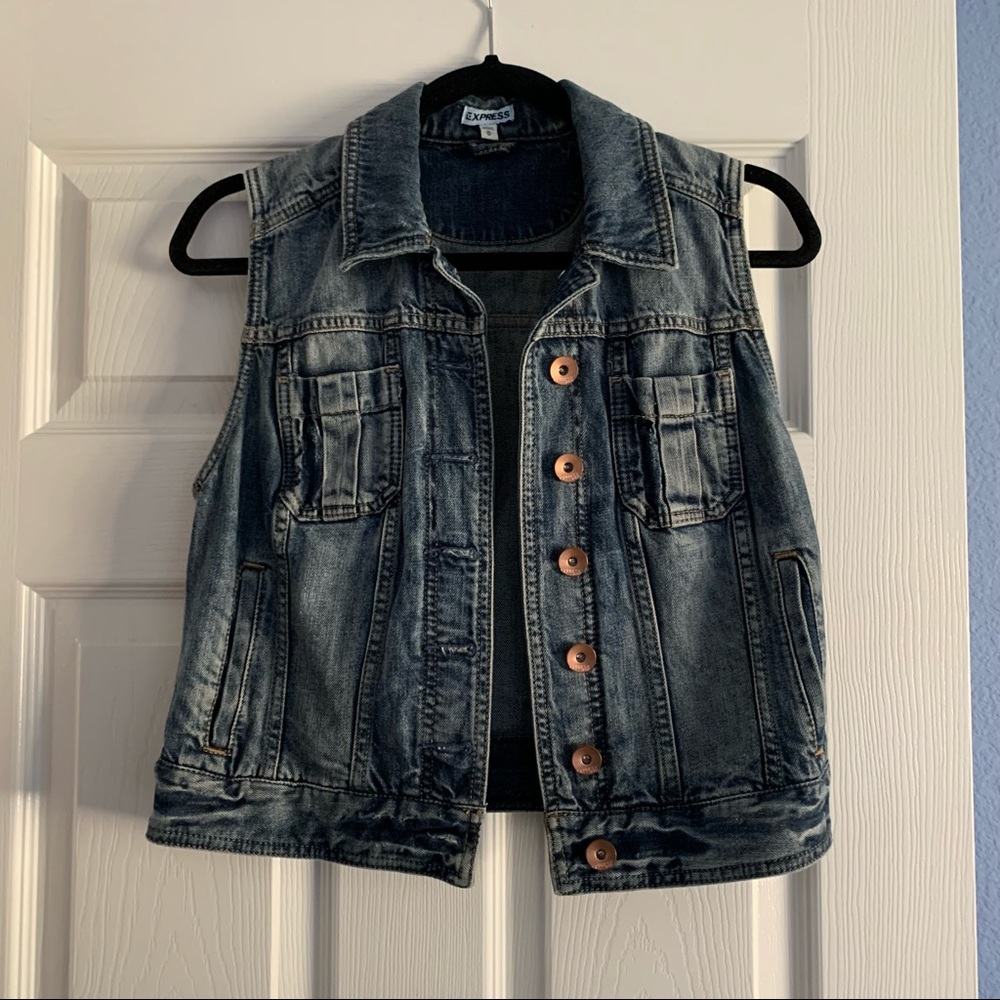Express Denim Vest